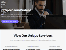 Tablet Screenshot of graphicsandvideos.com